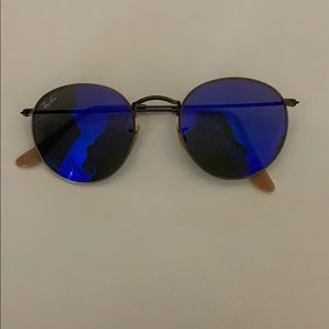 Purple Circle Ray-Bans